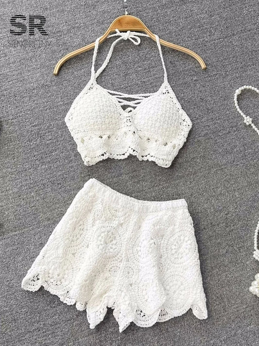 SINGREINY Knit Two Piece Paris fashion in found today