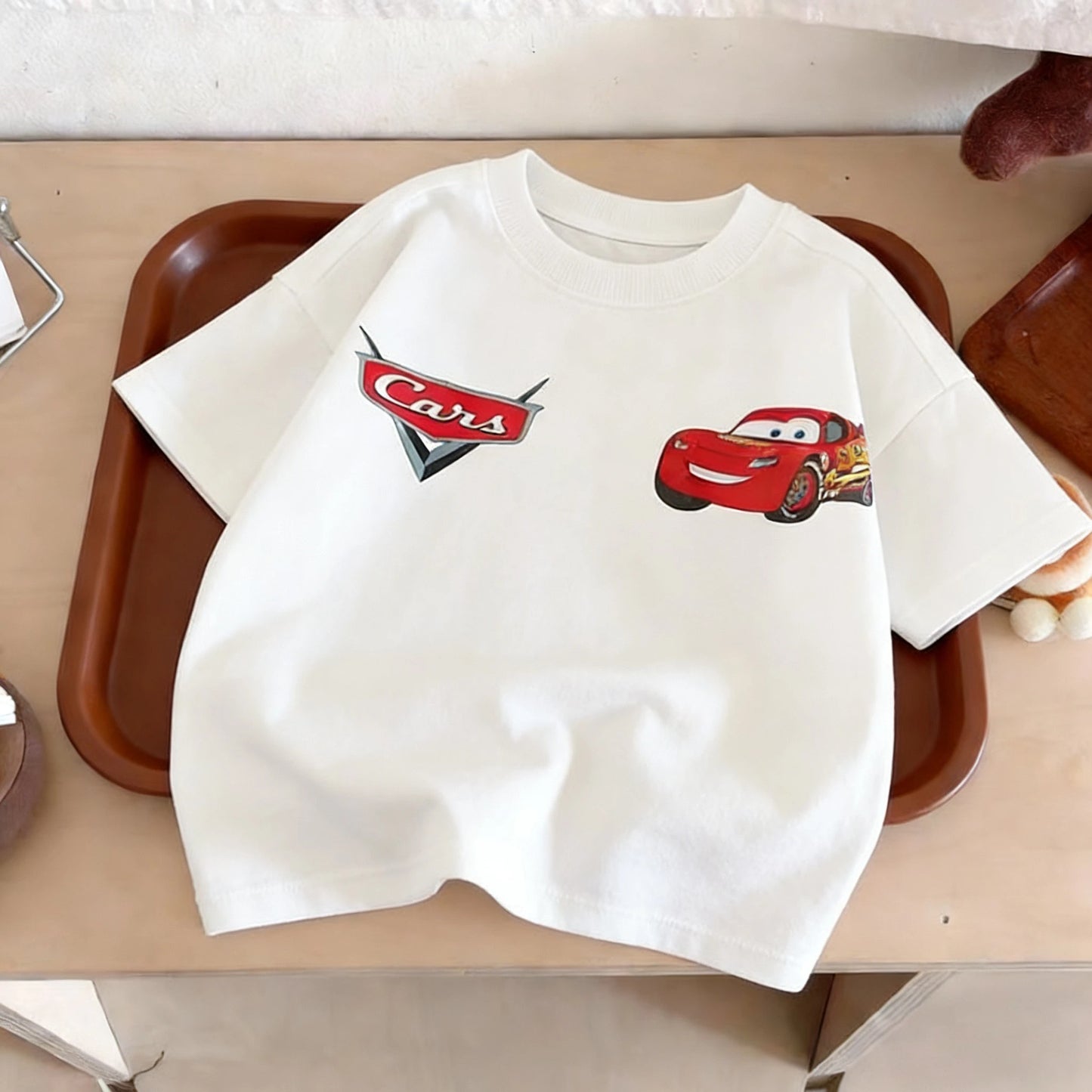 Summer Clothing Printed Cartoon Car Boys Tshirts