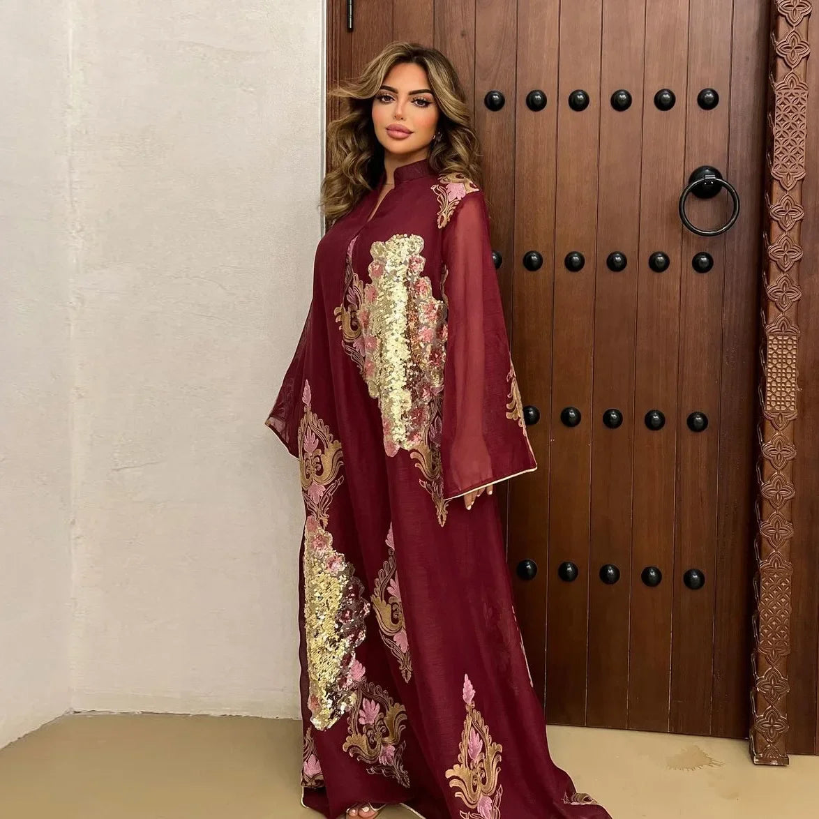 Abaya Dress for Women  Dubai Muslim Moroccan Caftan Party Clothes Eid