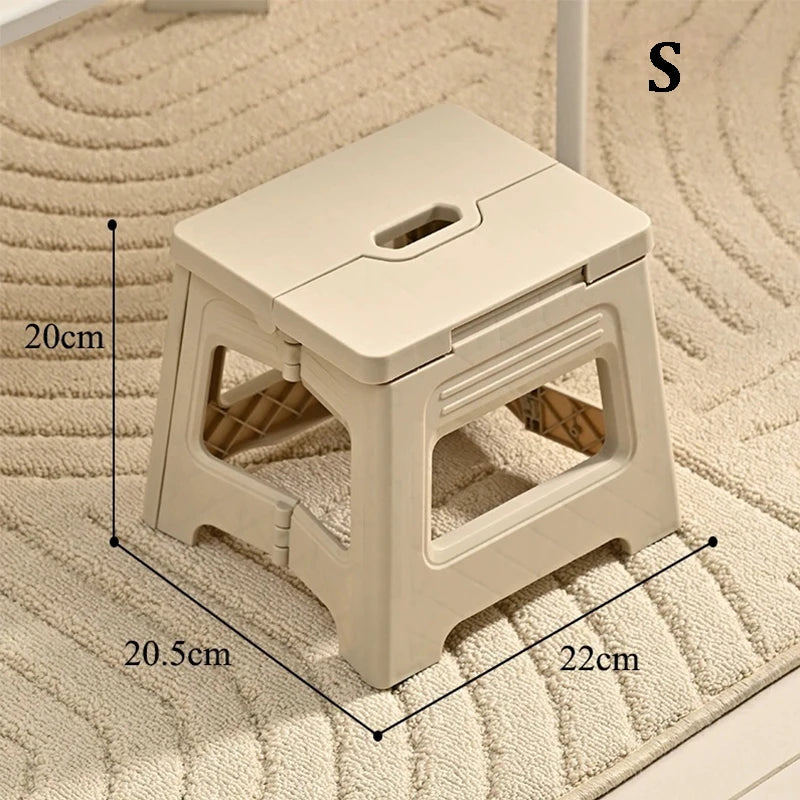 Folding Step Stool Lightweight Plastic Step Stool Foldable Step Stools