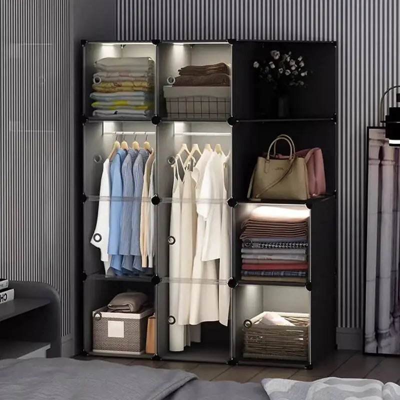 Storage Organizer Closet Simple Cube Door Makeup