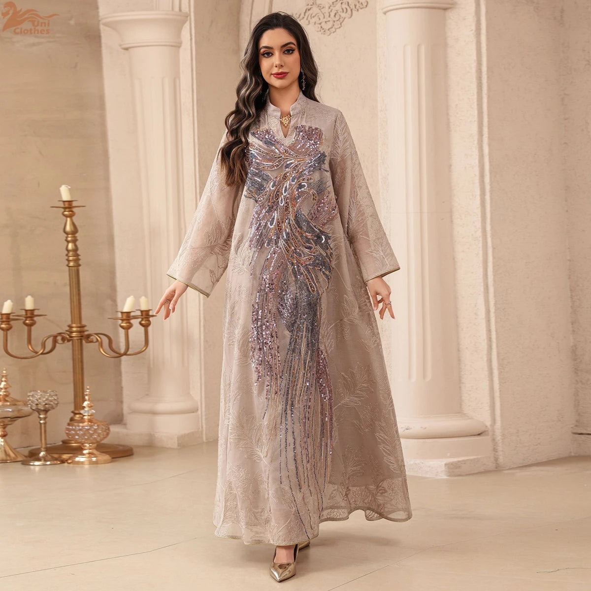 Abaya Dubai Luxury Evening Dress Woman