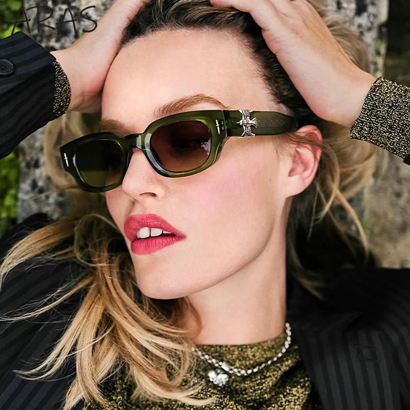 Fashion Soaring Eagle Rectangle Sunglasses Men Women 2026 Luxury Brand Vintage Punk Sun Glasses Male Small Square Shades Eyewear