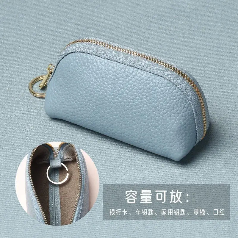 Dumpling bag, key bag, large-capacity wallet, PU bag, multi-functional unisex change bag