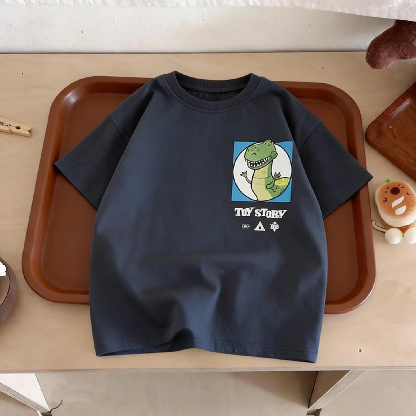 Summer Clothing Printed Cartoon Car Boys Tshirts