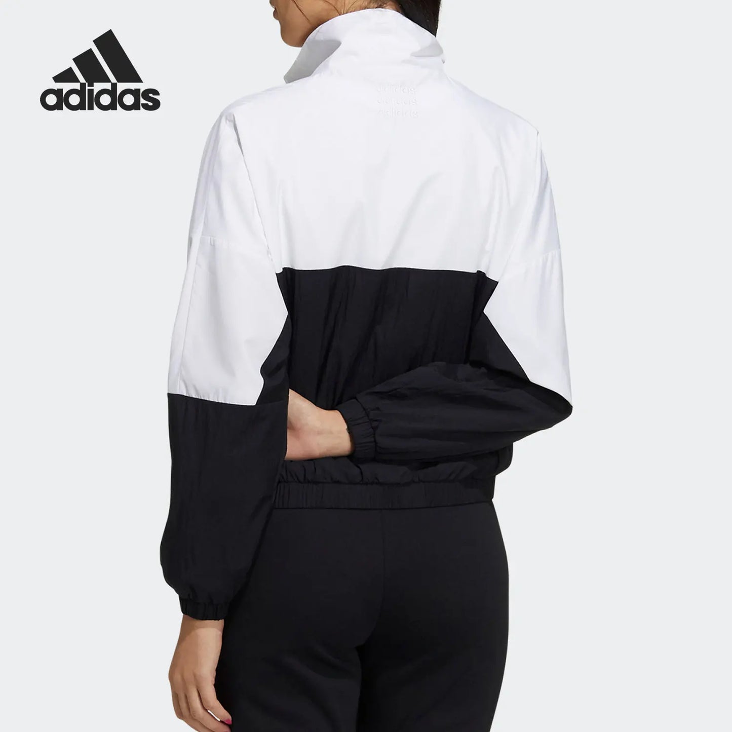 Adidas Genuine Seasonal New Women's Zipper Casual Sports Jacket GP5425