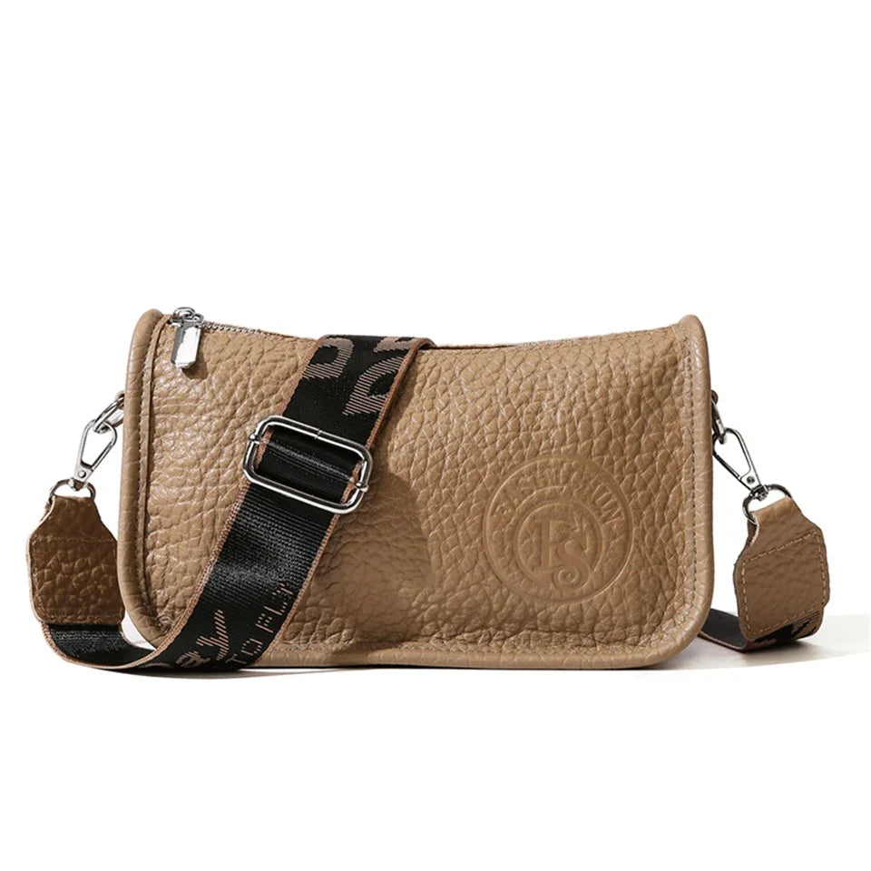 100% Genuine Leather Cowhide Women's Shoulder Bags Ladies Handbags Crossbody Bag Top Quality Commuting Messenger Bag Sac A Main