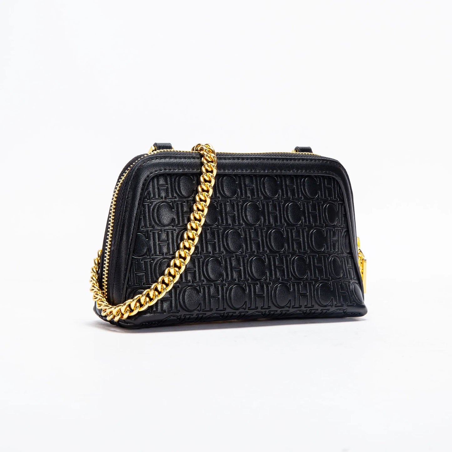 CHCH Women's Shoulder Bag New Mini Shell Bag Simple Metal Chain Bag