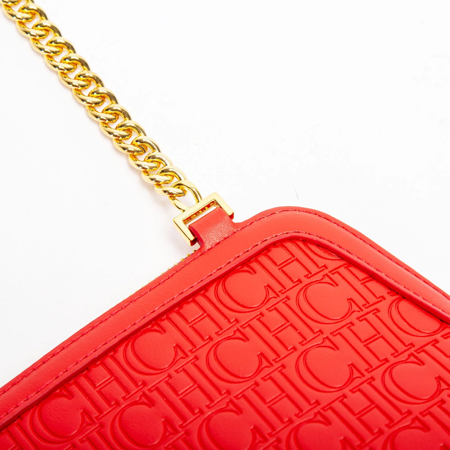 CHCH Women's Shoulder Bag New Mini Shell Bag Simple Metal Chain Bag
