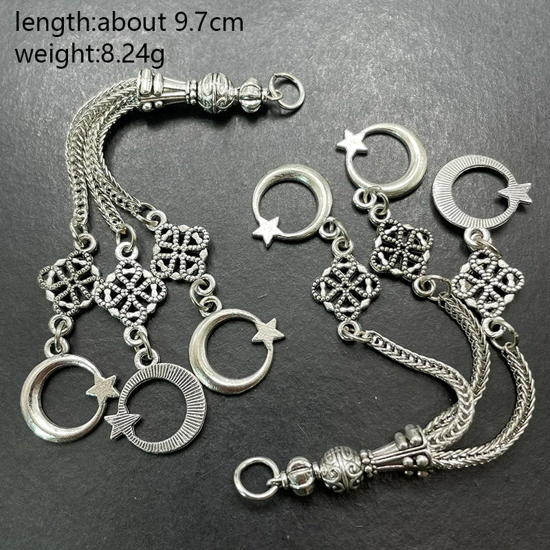 3pcs 14 Style Muslim Islamic Middle East Rosary Tassel Jewelry 33 Necklace Earring Pendant DIY Prayer Bead Accessories Discover