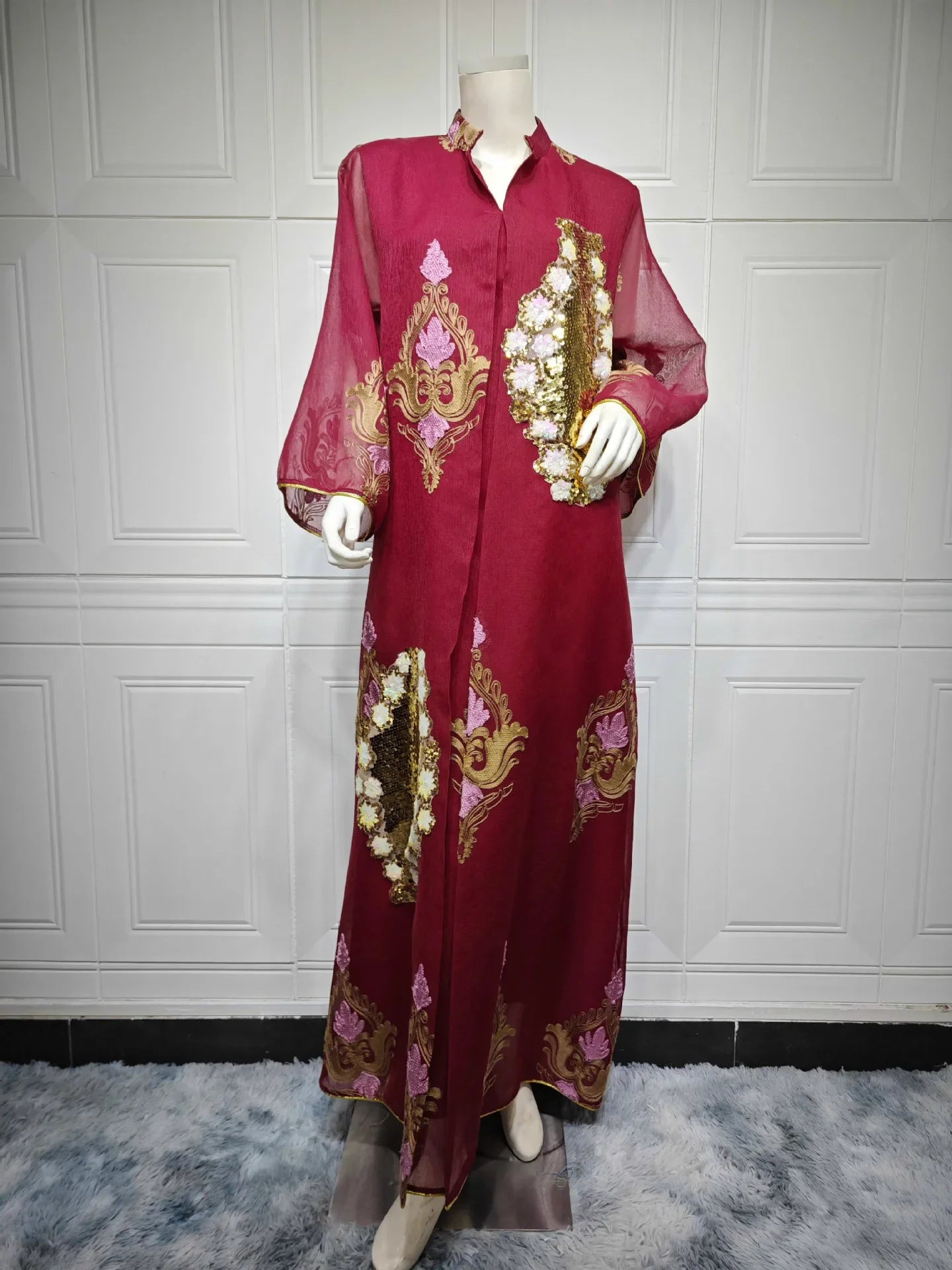 Abaya Dress for Women  Dubai Muslim Moroccan Caftan Party Clothes Eid