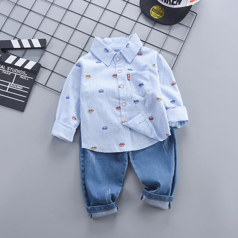 Shirt Pants 2Pcs/Sets Toddler Casual Costume Kids Tracksuits