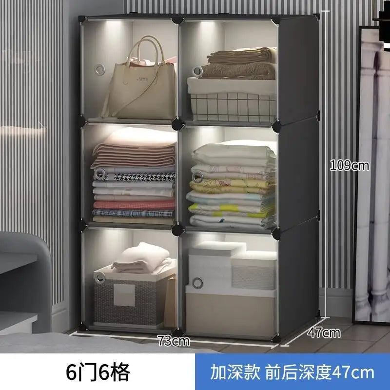 Storage Organizer Closet Simple Cube Door Makeup