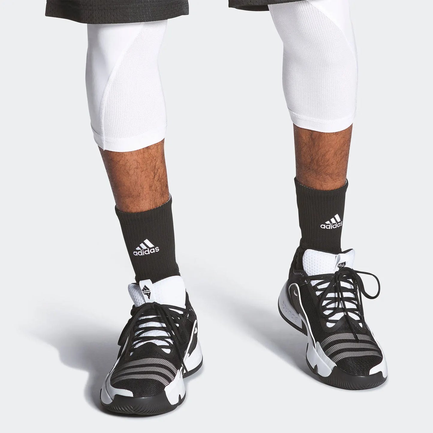 Adidas Official Genuine Summer Men's Fashion Cushioning Breathable Wear-resistant Basketball Shoes HQ1020