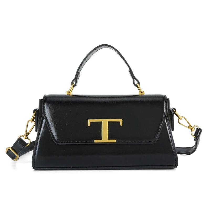 Paris Fashion Diaper Bag High-end Leather Simple Vintage Design Ladies Handbag Tote Shoulder Crossbody Messenger Bag Trendy