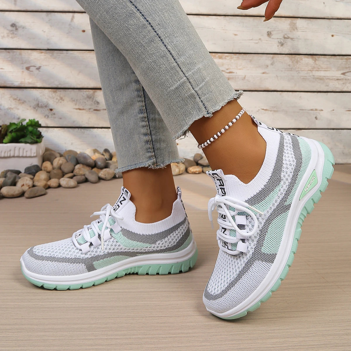 Women's shoes 2026 Casual sports shoes, new color-blocked and fashionable single shoes cheap shoes clearance free shipping