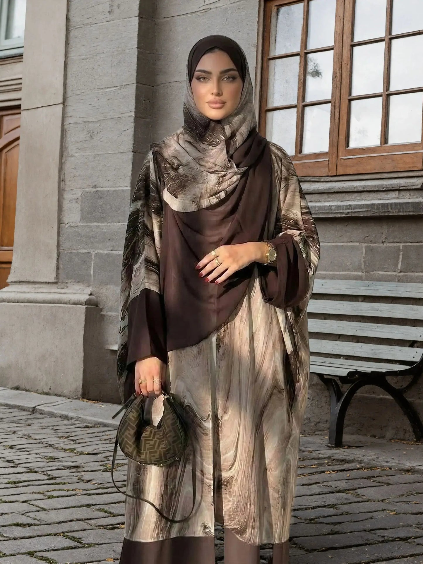 2pcs Set | Muslim Women Casual Open
