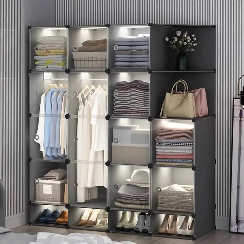 Storage Organizer Closet Simple Cube Door Makeup