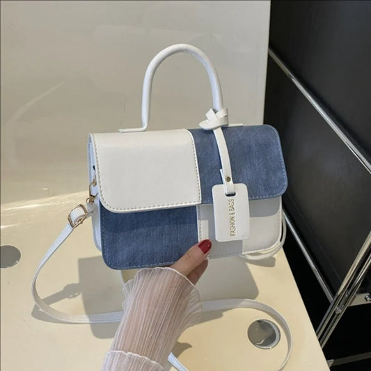 Durable PU Leather Crossbody Bag Versatile Large Capacity Handbag Casual Messenger Bags Women