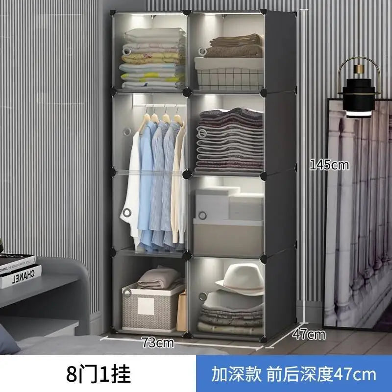 Storage Organizer Closet Simple Cube Door Makeup