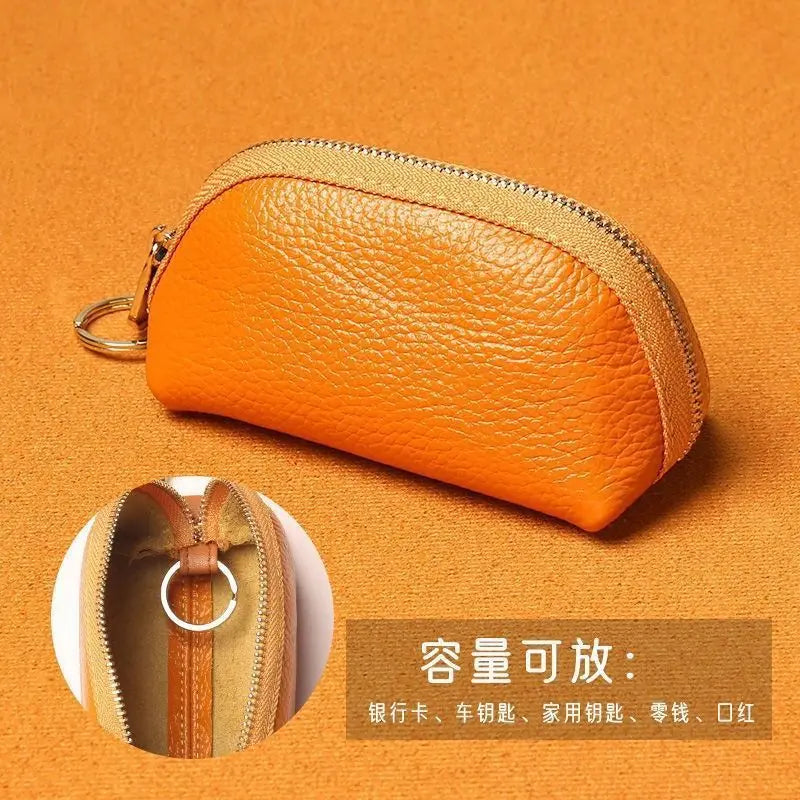 Dumpling bag, key bag, large-capacity wallet, PU bag, multi-functional unisex change bag