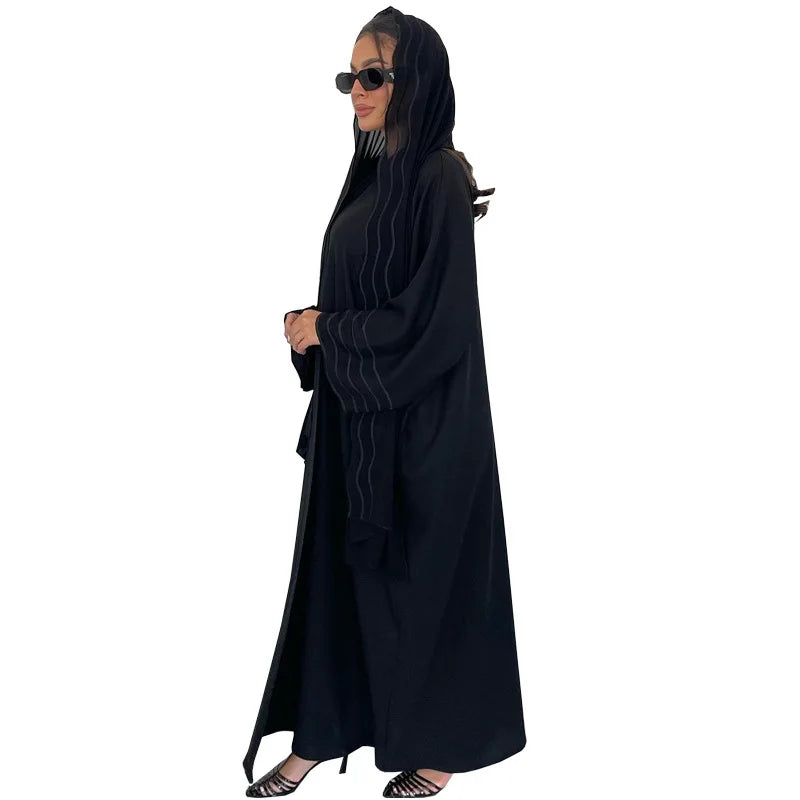 Dubai Turkish Abaya Headscarf Suits