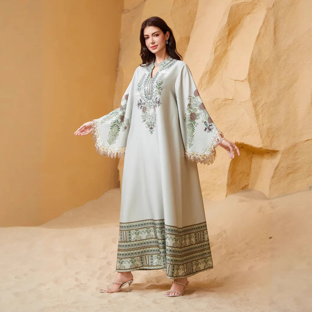 Abaya Women Muslim Kaftan Party Dresses PARIS COLLECTION