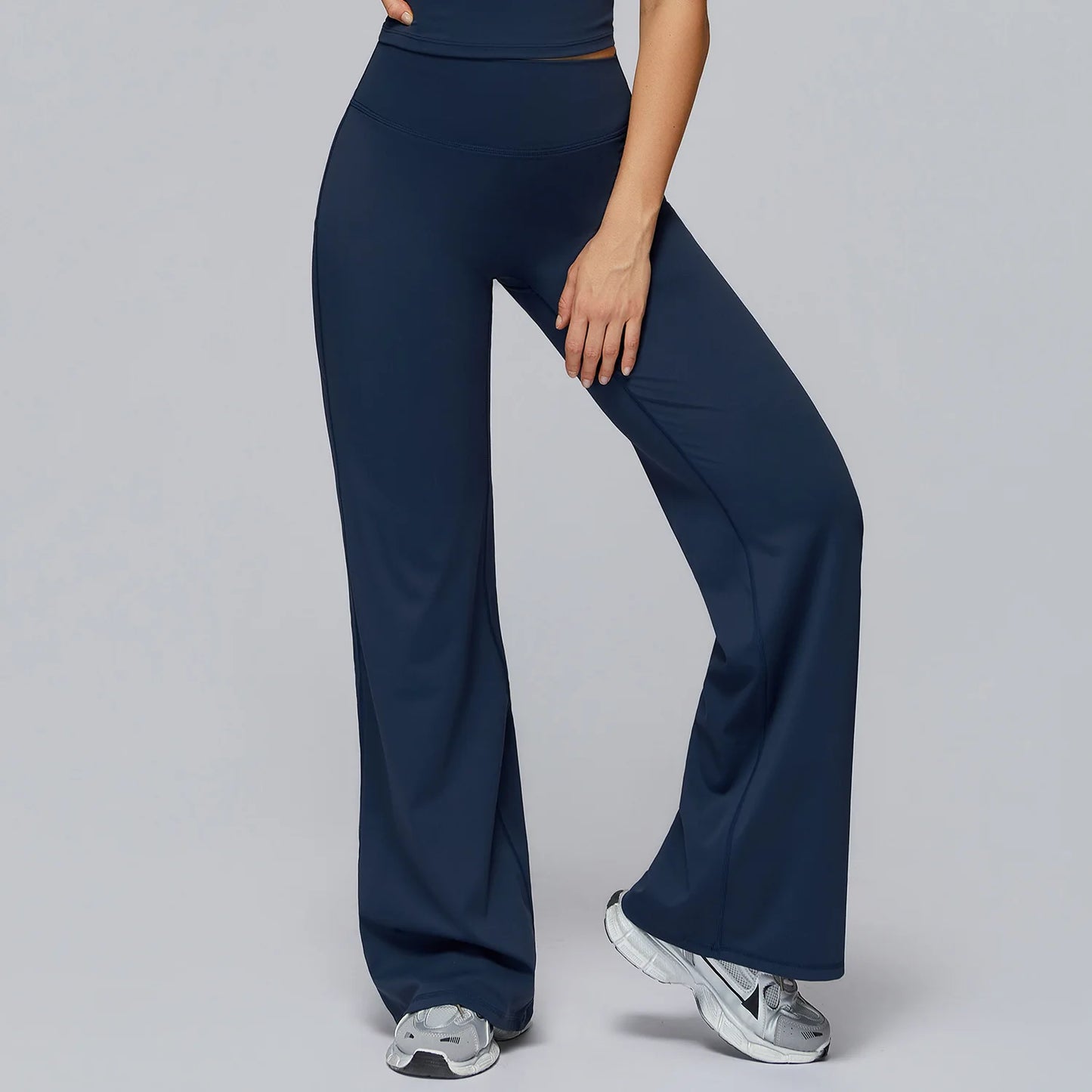 Yoga Pants Flare Leggings Women High Waist Wide Leg Pants Gym Women Fitness Sports Flared Pant Dance Trousers Women shaped Hip