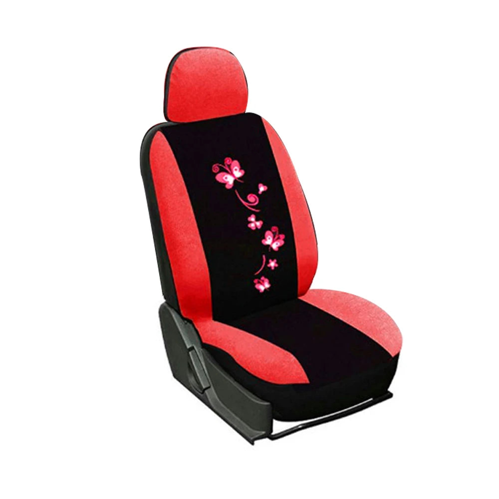 Universal Car covers Car Seat Protect for Men Women Car Seat Covers Butterfly Embroidery Fit Most Car Seats Styling