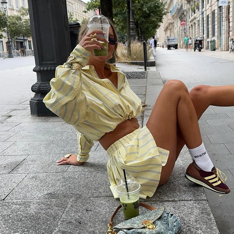 Two Piece Casual Summer Streetwear