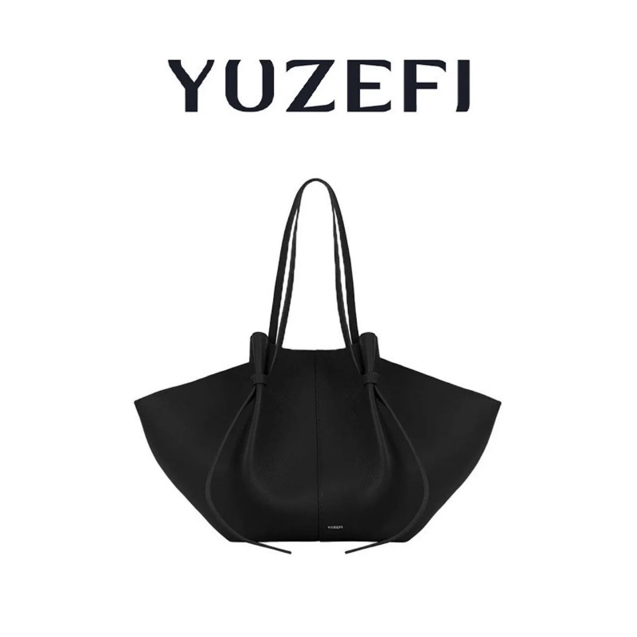 Yuzefi Women Shoulder Bag Solid Color Leather Simple Atmospheric Design Large Capacity Women Crossbody Multifunctiona Handbag