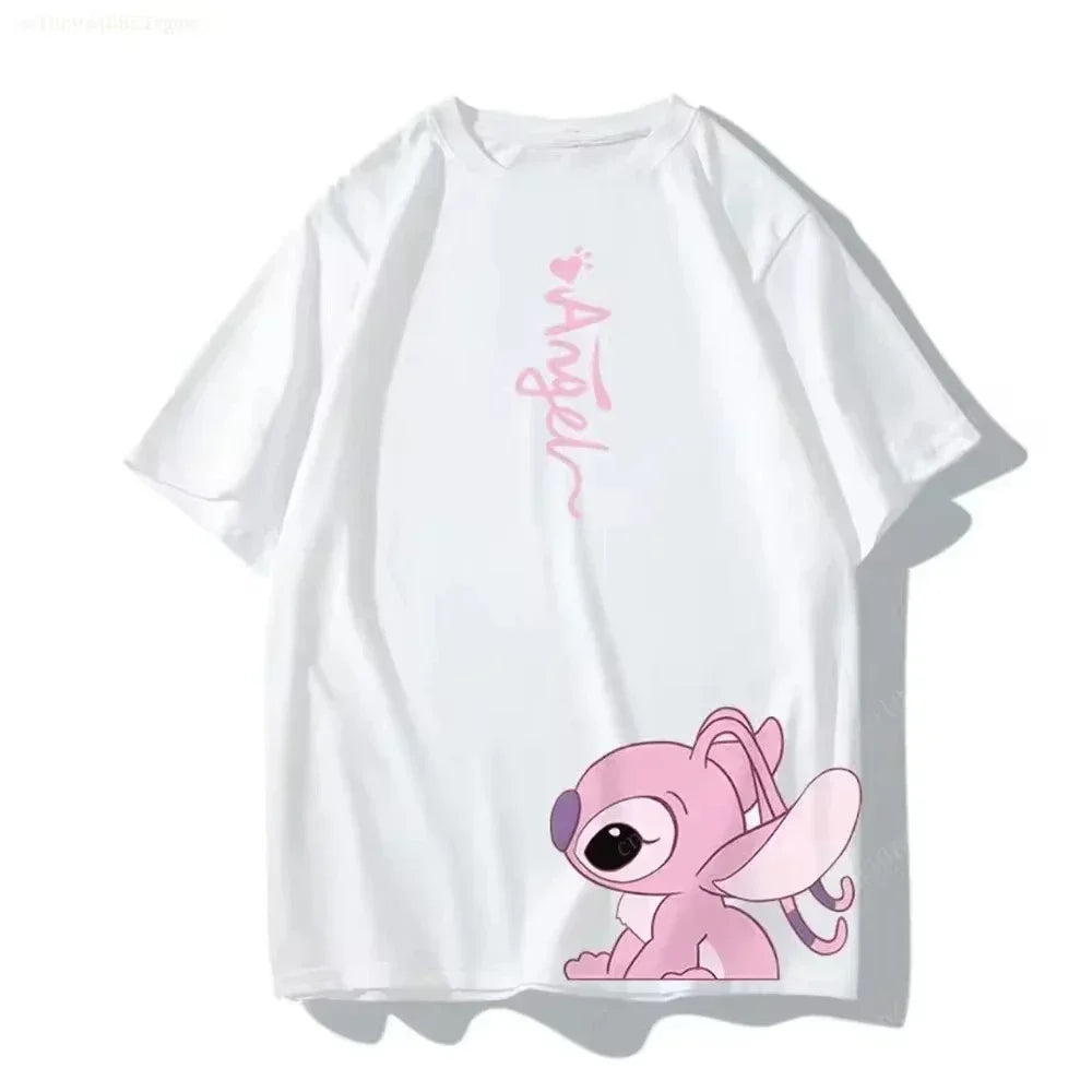 2026 Family Outfits Summer Stitch and Angel Couple Cotton