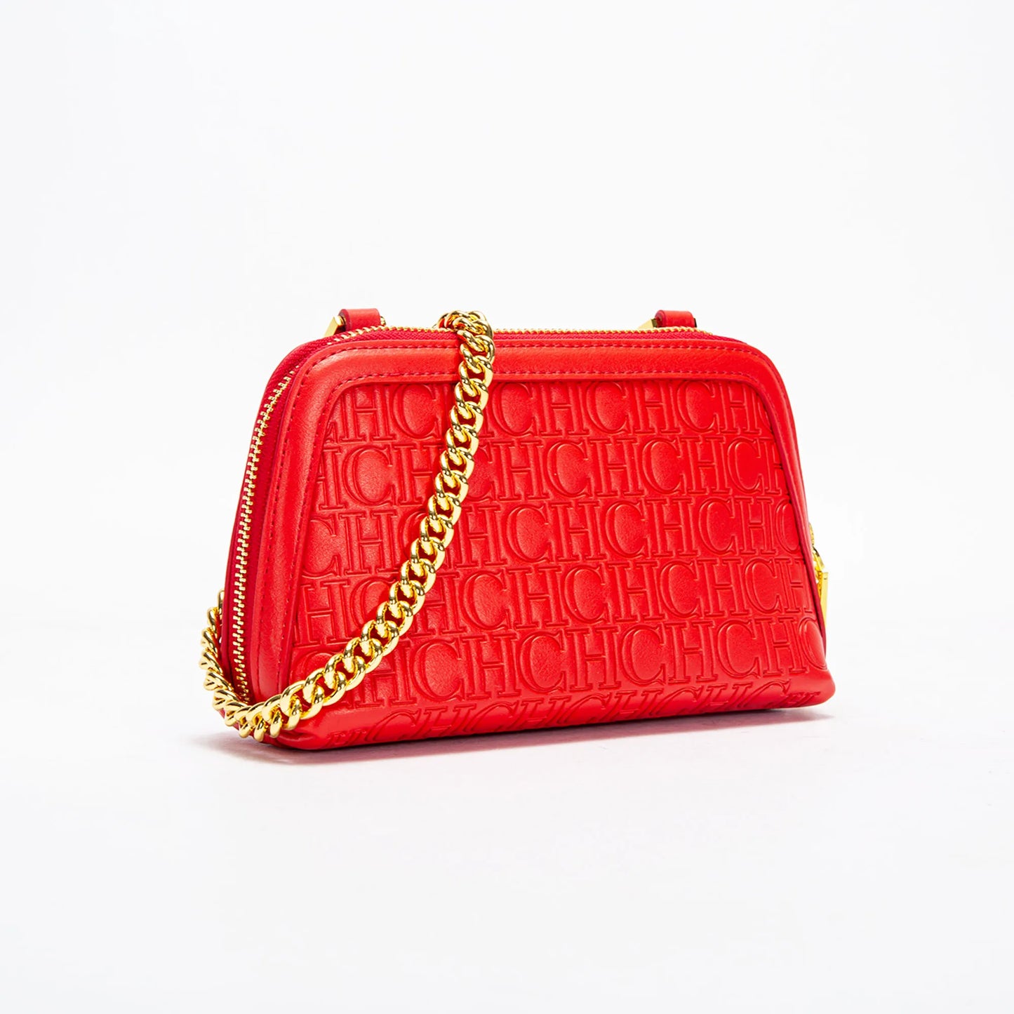 CHCH Women's Shoulder Bag New Mini Shell Bag Simple Metal Chain Bag