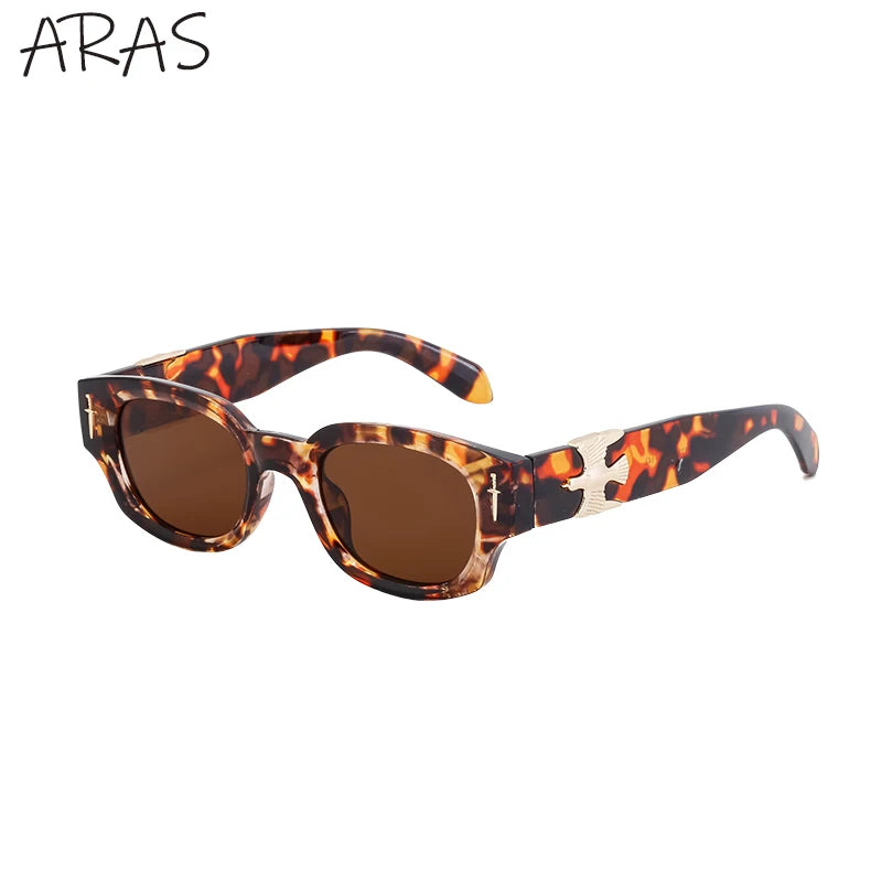 Fashion Soaring Eagle Rectangle Sunglasses Men Women 2026 Luxury Brand Vintage Punk Sun Glasses Male Small Square Shades Eyewear