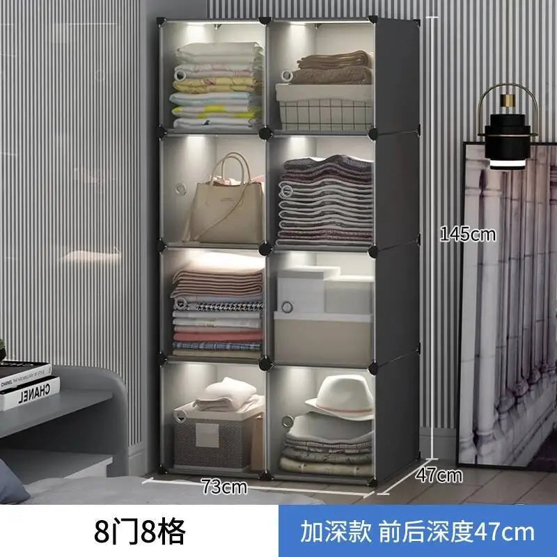 Storage Organizer Closet Simple Cube Door Makeup