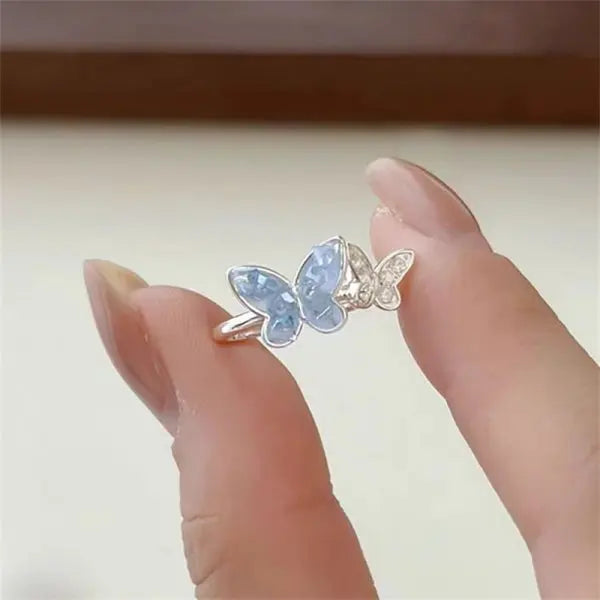 Light Luxury Shiny Zircon Butterfly Bracelet For Women