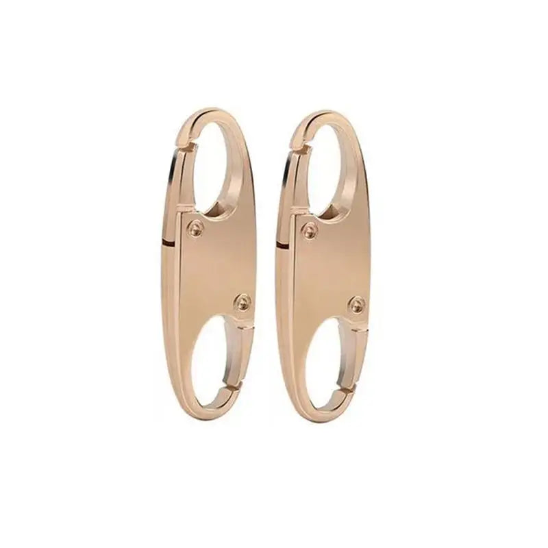 2Pcs Zipper Clip Theft Deterrent Double Opening Zippers Pull Replacement Detachable Zipper Connectors Zipper Lock Carabiner Clip