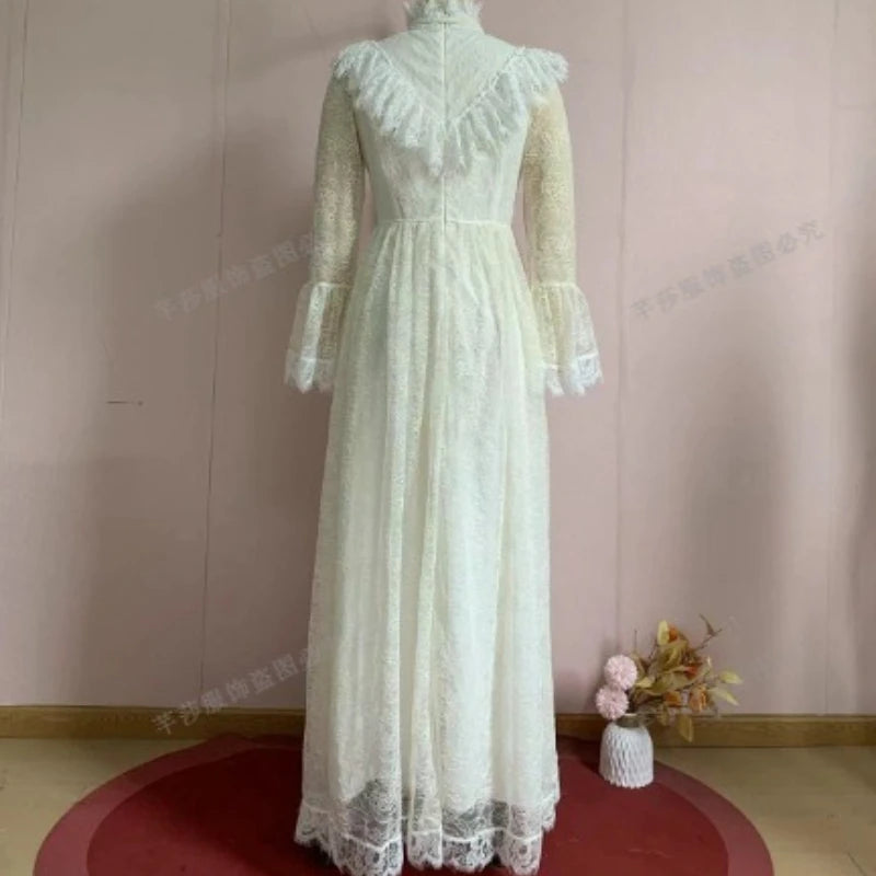 Dress  Jalabiya Vestidos Ramadan Muslim Robe Dubai