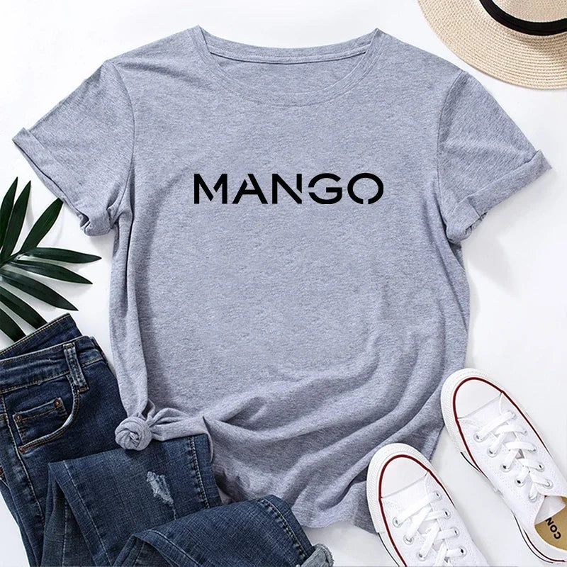 New Trend Woman Cotton T-shirt Spring Summer