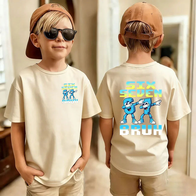 t T-Shirt Boy/Girl Summer Short Sleeved Kids Tshirt Top Fan Gifts