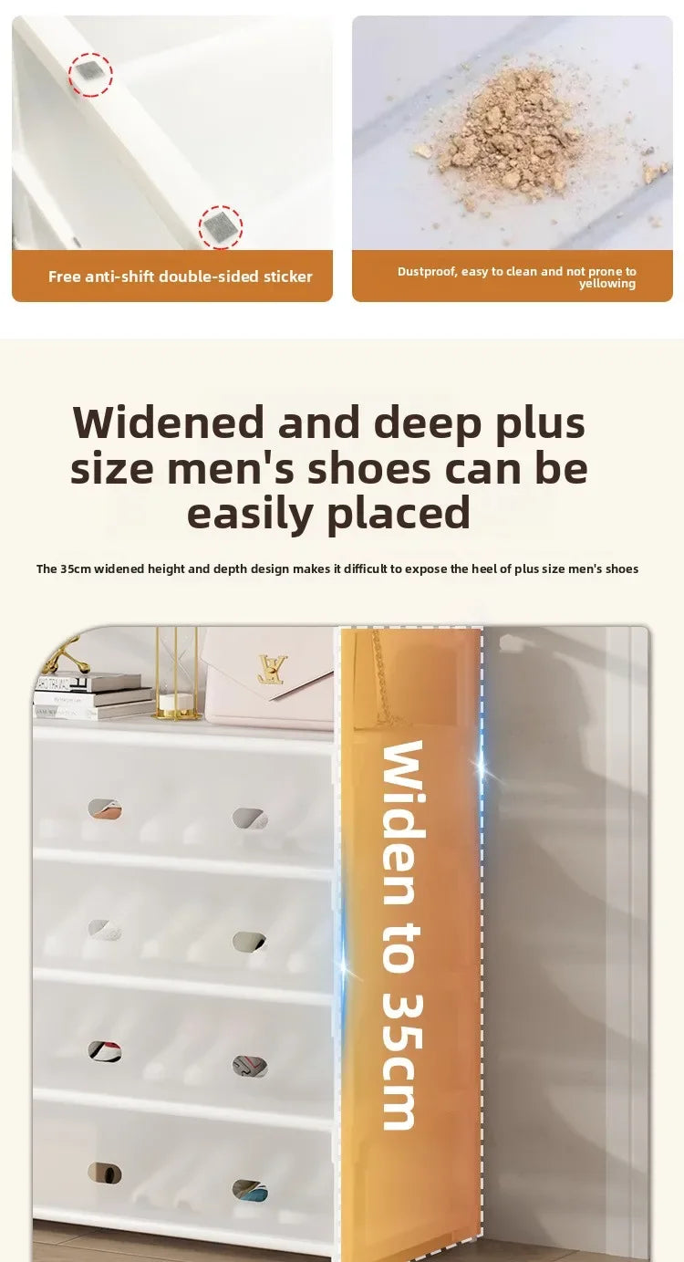 Multi-layer Door-mounted Shoe Hat Rack