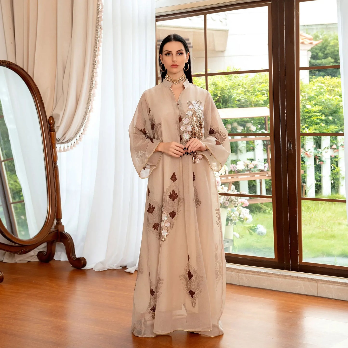 Abaya Dress for Women  Dubai Muslim Moroccan Caftan Party Clothes Eid