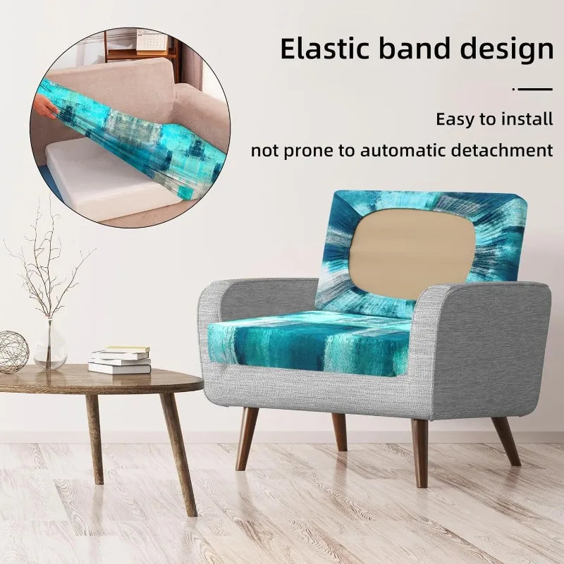 Outdoor Elastic Sofa Cover Cushion Cover for Garden Patio Replacement Sofa