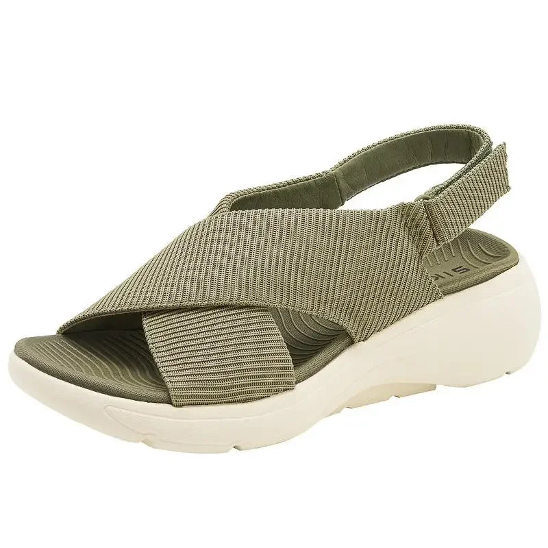 GKTINOO 2026 Summer Shoes Women Flat Sandals Peep toe Fashion Brand Ladies Shoes Bohemia Style Sandals Black Green Plus Size 41