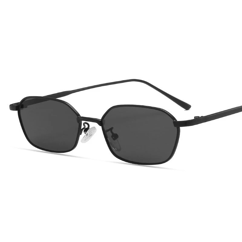 Women  Alloy Frame Rectangle Sun Glasses Female Oval Eyewear Sunglasses for Male Female Eyeglasses