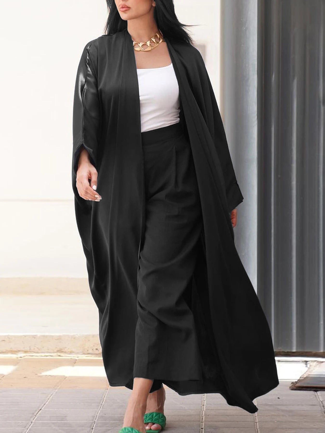 Dubai Arab Party Abaya Cardigan Robe Corban