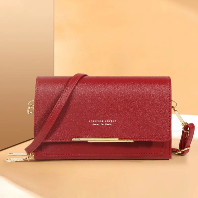 Women's Wallet  Handbag Multi Card Large Capacity Casual Shoulder Bag Mobile Phone Packet Fashion New Style