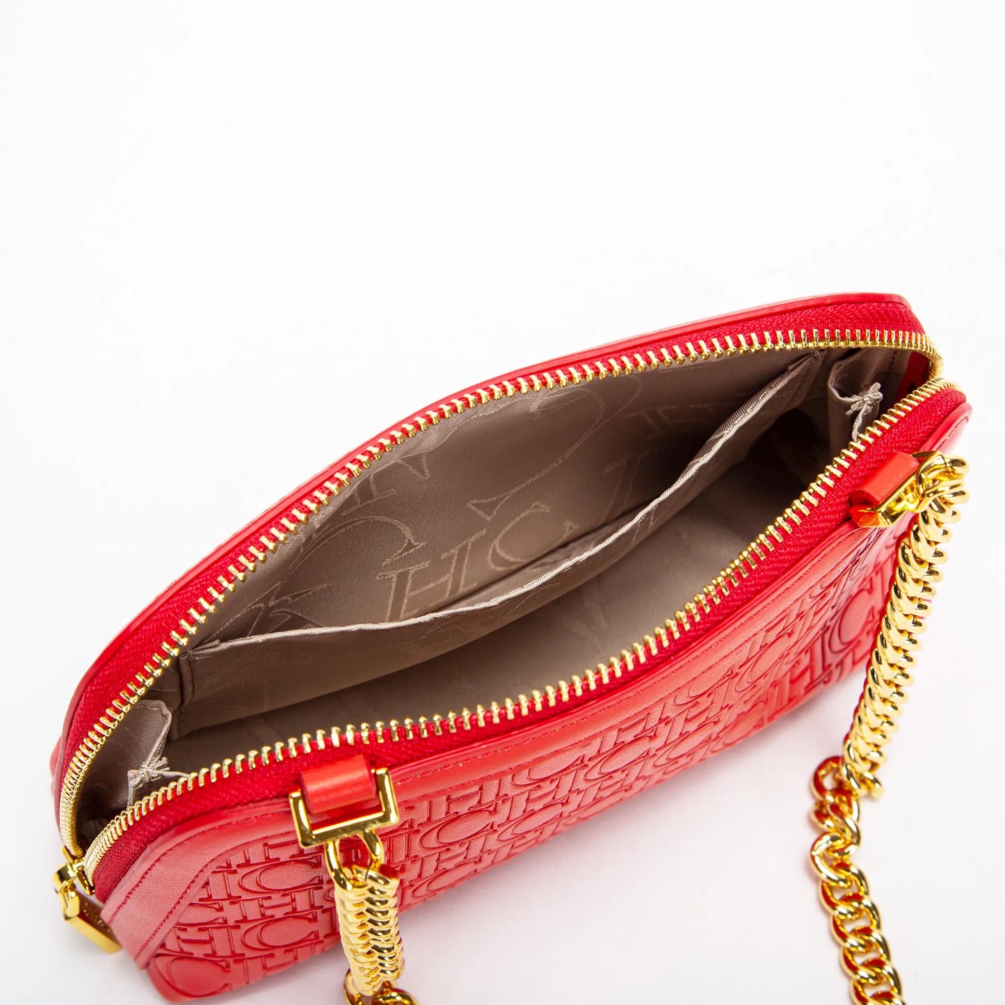 CHCH Women's Shoulder Bag New Mini Shell Bag Simple Metal Chain Bag