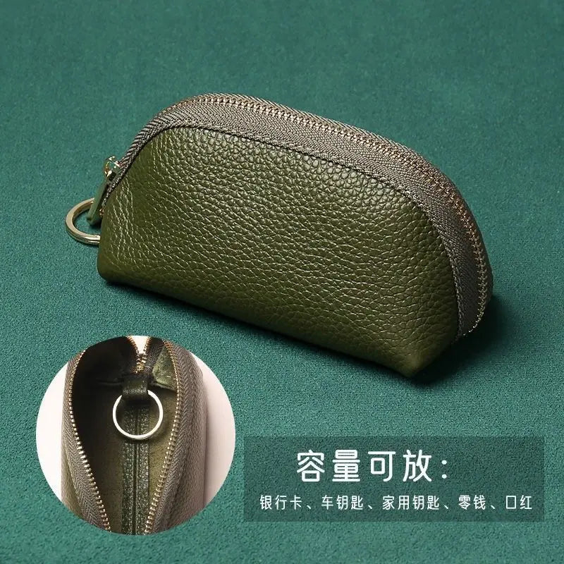 Dumpling bag, key bag, large-capacity wallet, PU bag, multi-functional unisex change bag