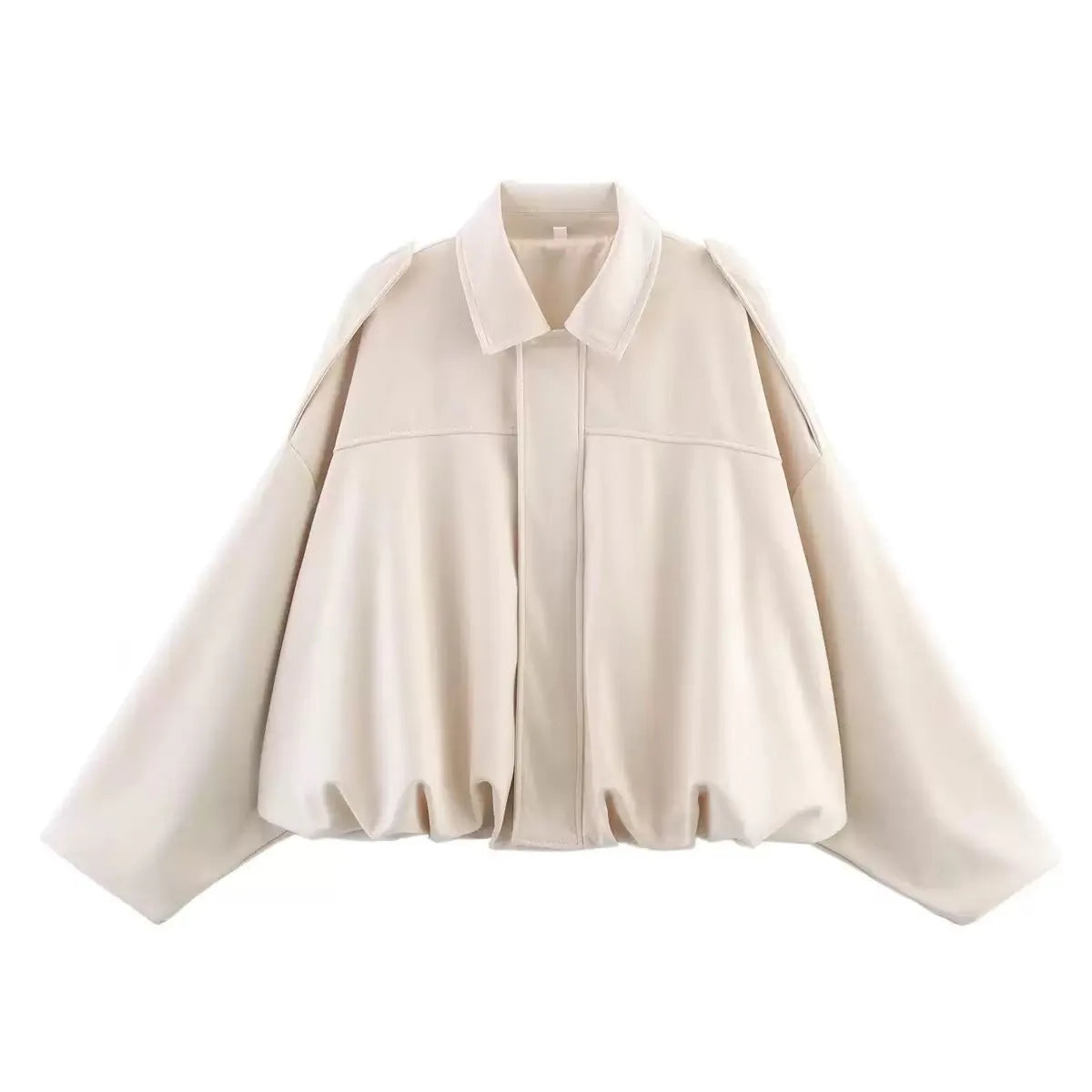 2026 Women's Bomber Jacket Lapel Long Sleeve Zipper Suede Jacket Women New High Street Cropped Racing Jackets Coats Outerwears